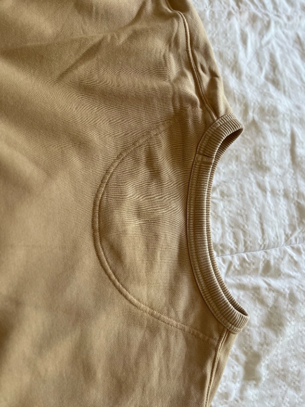 Aerie Women's Tan Oversized Crewneck Sweatshirt, 2X Plus Size - Picture 11 of 16